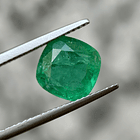 Par de esmeraldas de Zambia AIG-6.24ct-9.20x9.18x5.50mm y 9.11x9.05x5.27mm 5