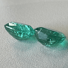 Par de esmeraldas de Zambia AIG-6.24ct-9.20x9.18x5.50mm y 9.11x9.05x5.27mm 8
