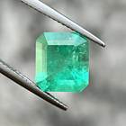 Esmeralda colombiana AIG-3.18ct-9.64x8.68x6.02mm 1