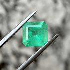 Esmeralda colombiana AIG-3.23ct-9.29x9.17x6.22mm 1