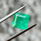 Esmeralda colombiana AIG-1.15ct-6.89x6.67x3.89mm 1
