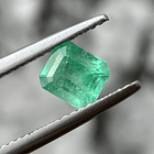 Esmeralda colombiana AIG-0.70ct-5.74x5.02x3.68mm 1