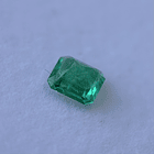 Esmeralda colombiana AIG-0.79ct-6.14x5.55x3.59mm 3