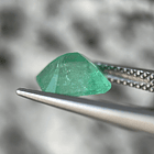 Esmeralda colombiana AIG-1.62ct-7.78x6.60x4.58mm 5