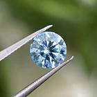 Diamante azul de laboratorio IGI-1.08ct-6.62x6.67x4.02mm 1