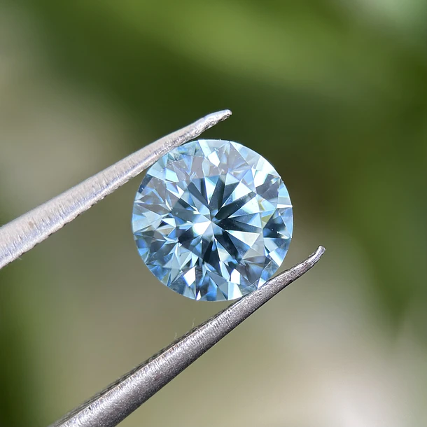 Diamante azul de laboratorio IGI-1.08ct-6.62x6.67x4.02mm 1