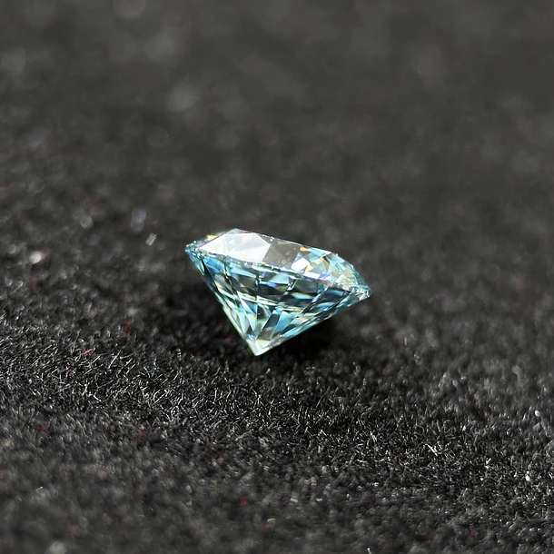 Diamante azul de laboratorio IGI-1.05ct-6.61x6.63x3.94mm 3