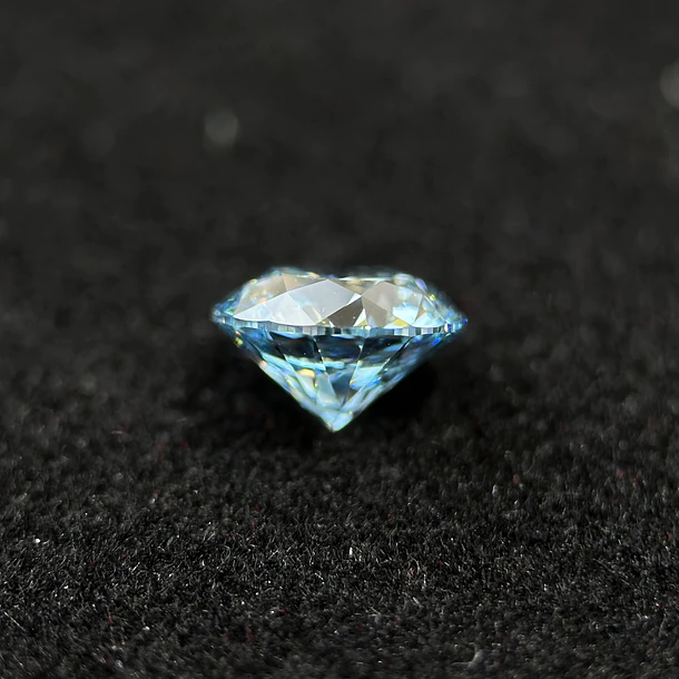 Diamante azul de laboratorio IGI-0.57ct-5.36x5.38x3.26mm 4