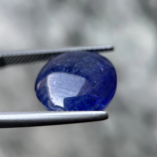 Tanzanita cabujón-16.85ct-14.3x9.6mm 4