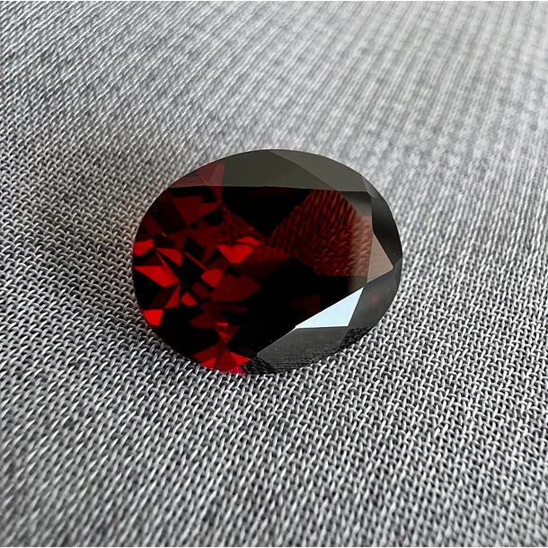 Granate rojo-2.15ct-9.2x7.2x4mm 1