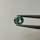 Moissanita azul GRA-0.80ct-6mm 2