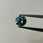 Moissanita azul GRA-0.80ct-6mm 1