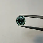 Moissanita azul GRA-0.80ct-6mm 4