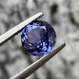 Tanzanita AIG-1.47ct-7.06x6.98x4.12mm