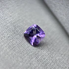 Par de Amatista morada-1.29ct-6.9x6.9x4.6mm 1