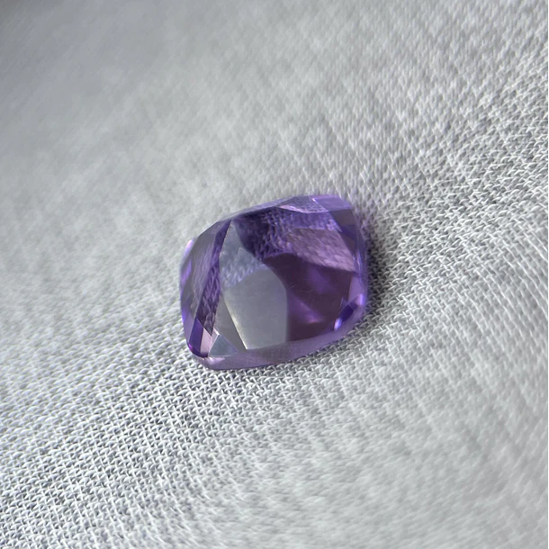 Par de Amatista morada-1.29ct-6.9x6.9x4.6mm 2