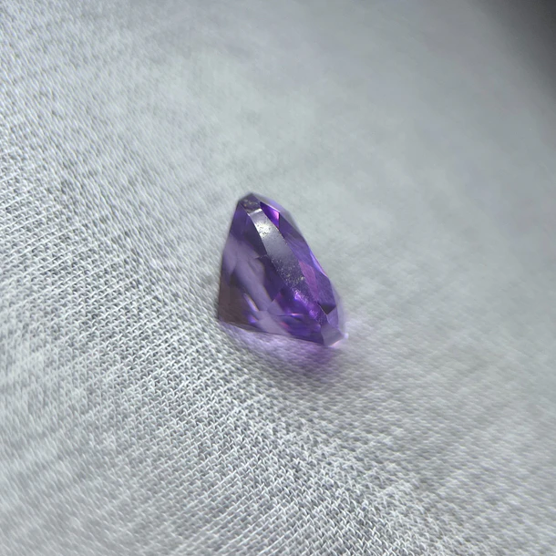 Par de Amatista morada-1.29ct-6.9x6.9x4.6mm 3