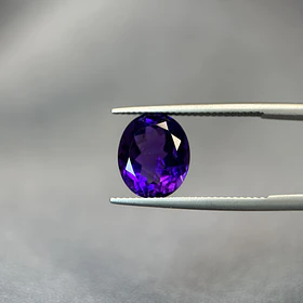 Amatista morada-5.14ct-12x10x7mm