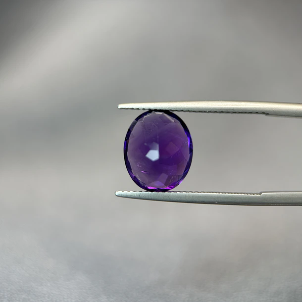 Amatista morada-5.14ct-12x10x7mm 2