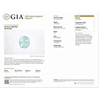 Turmalina paraíba GIA-1.68CT-8.03x6.82x4.91mm 4