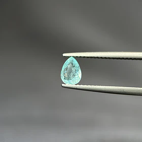 Turmalina paraíba GIA-0.53CT-6.47x4.79x2.65mm