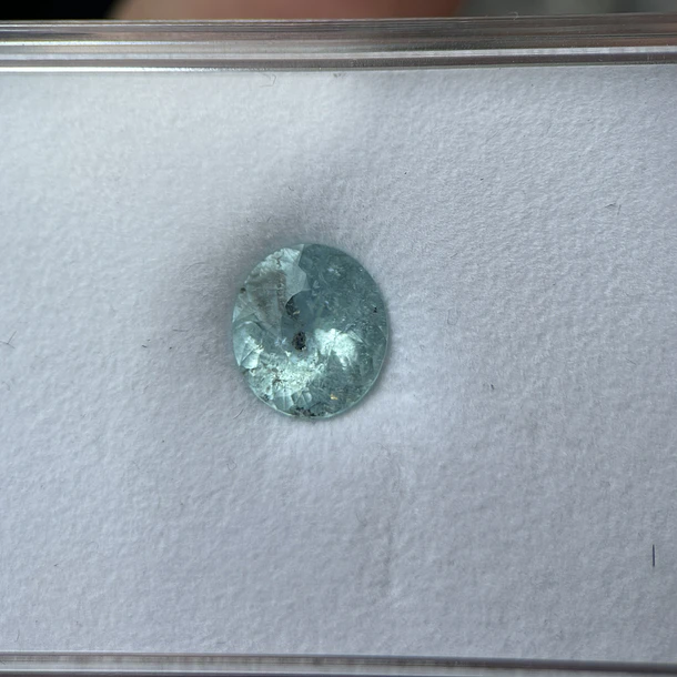 Turmalina paraíba GIA-3ct-9.94x8.85x5.93mm 5
