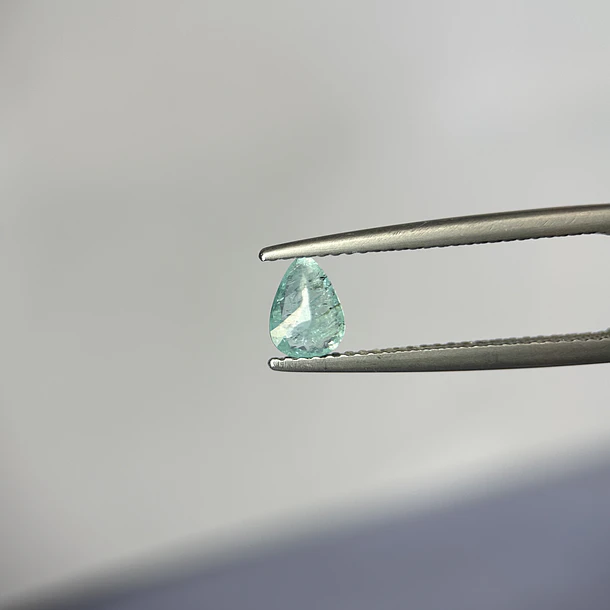 Turmalina paraíba GIL-0.45ct-6.37x4.76x2.30mm 2
