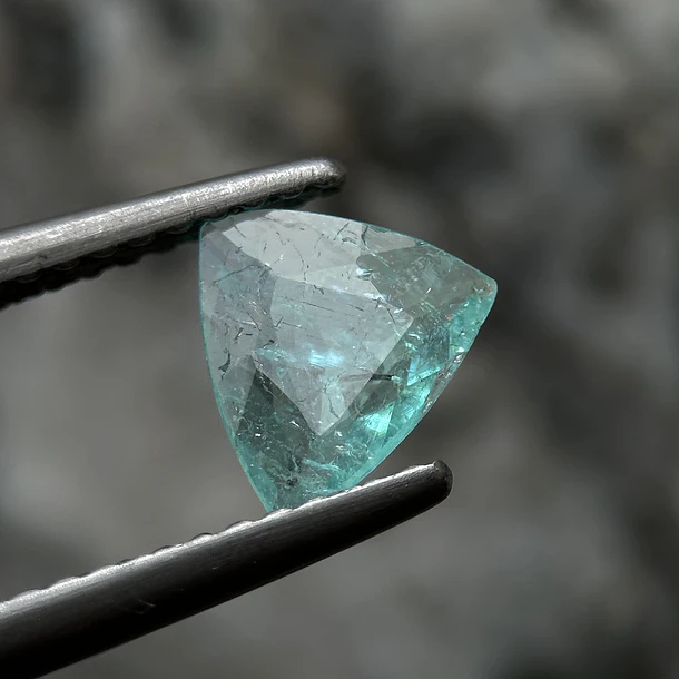 Turmalina paraíba-0.45ct-6.82x6.49x1.49mm 1