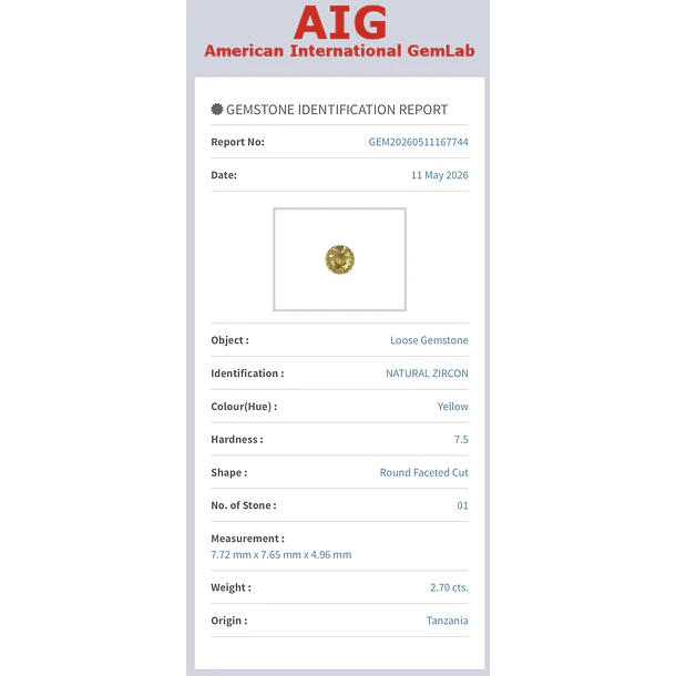 Circón AIG-2.70ct-7.72x7.65x4.96mm 3
