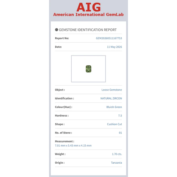 Circón AIG-1.70ct-7.01x5.43x4.15mm 3