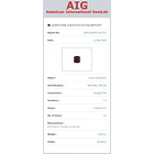 Circón natural AIG-3.84ct-8.27x7.72x5.35mm 5