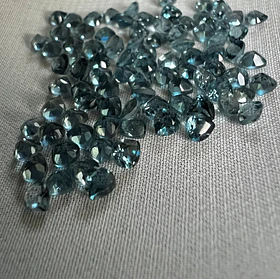Lote 6 Topacio London Blue-0.160ct-3mm
