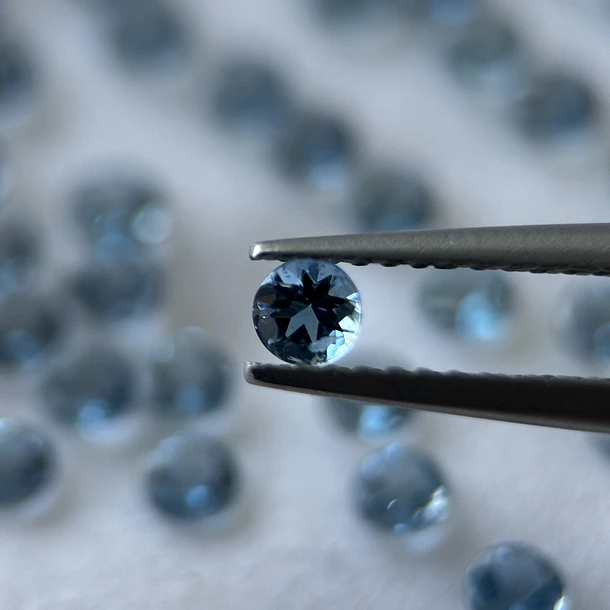 Aguamarina de Santa María-0.10ct-3mm 1