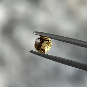 Citrino amarillo-0.48ct-4.7x3.6mm