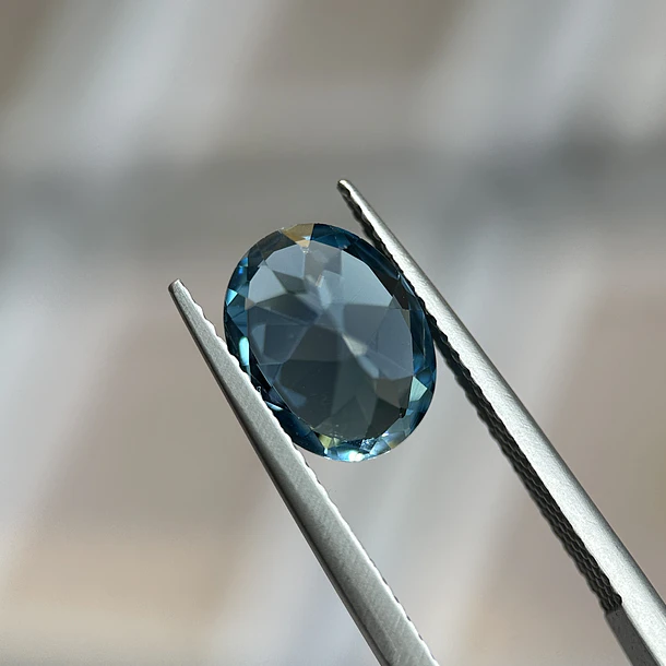 Topacio london blue–3ct–9.8x7.8x5mm 3