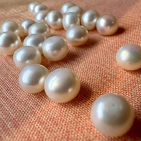 Par Perla natural-6x6mm- COPIAR