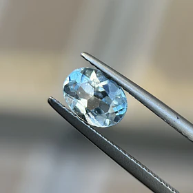 Topacio azul–1.50ct–8x6mm