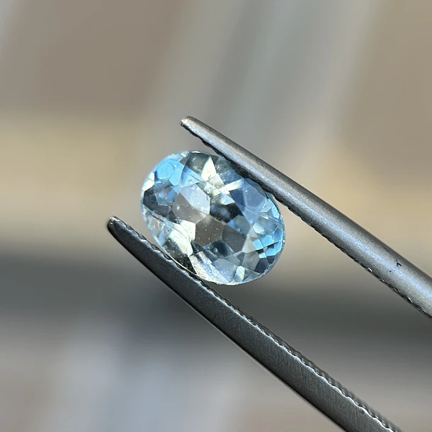 Topacio azul–1.50ct–8x6mm 1