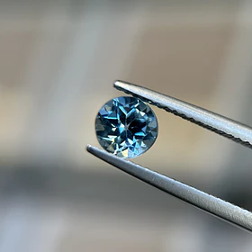 Topacio azul–1.17ct–6mm