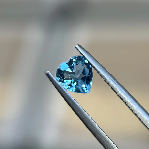 Topacio azul–0.95ct–6x5.6mm 1