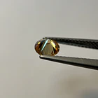Moissanita amarilla naranja GRA-0.80ct-6mm 2