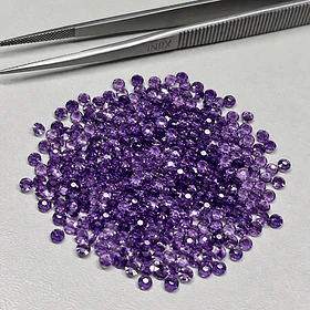 Amatista morada–0.072ct–3mm