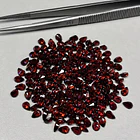 Granate rojo–0.17ct–4x3mm 1