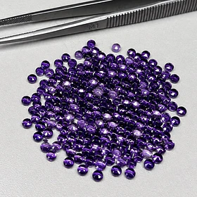 Amatista morada–0.14ct–3mm