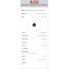 Zafiro azul GIA AIG-4.07ct-9.51x9.35x4.57mm 5