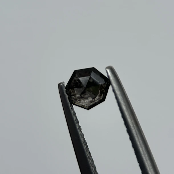 Salt and pepper-0.29ct-5.06x4.66x1.53mm 3