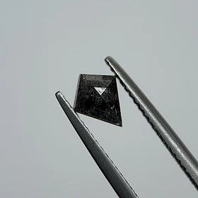 Salt and pepper-0.74ct-7.11x5.80x2.83mm