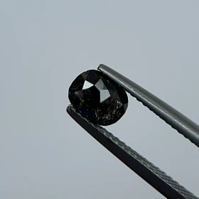 Salt and pepper-0.89ct-6.62x5.21x2.90mm