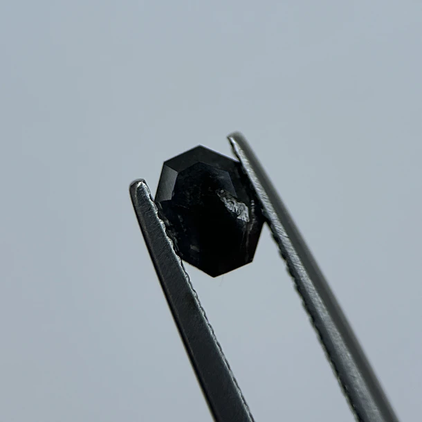 Salt and pepper-0.58ct-5.80x4.32x2.45mm 3
