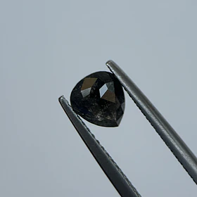 Salt and pepper-0.89ct-6.54x5.89x2.78mm